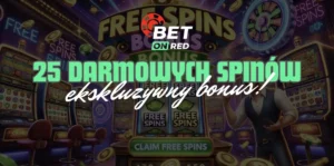 Ekskluzywny bonus w kasynie BetOnRed: 25 darmowych spinów